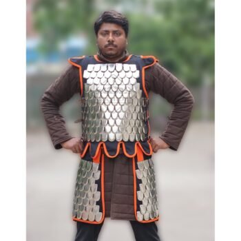 Steel Scale Armour LARP Costume, Scale Armor, Thanks giving gift