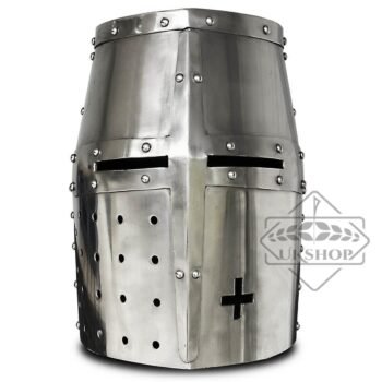 Medieval Templar Crusader Knight Armor Helmet | Greek Roman Spartan Armour, Thanks giving gift