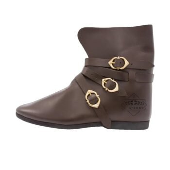 Vintage Leather Shoes, Dark Brown
