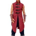 Medieval Gambeson Red Padded Armor