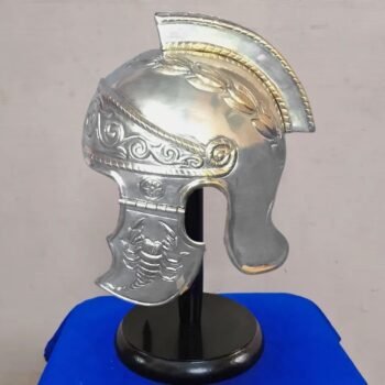 Roman Helmet Imperial - 18 Gauge Tin Brass for Reenactment