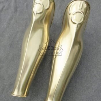 Ancient greek greaves from the 4th C BC, Brass 1.2mm thickness
