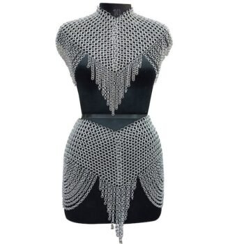 Chainmail Bra with skirt - Cosplay Dress
