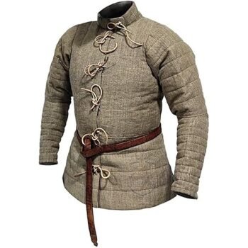 Aketon Gambeson - Full Sleeves Padded Gambeson with Laces