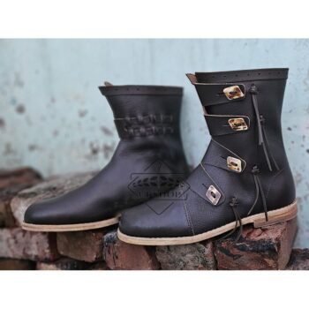 Viking leather Boots, Replica Vikings Early Middle Ages